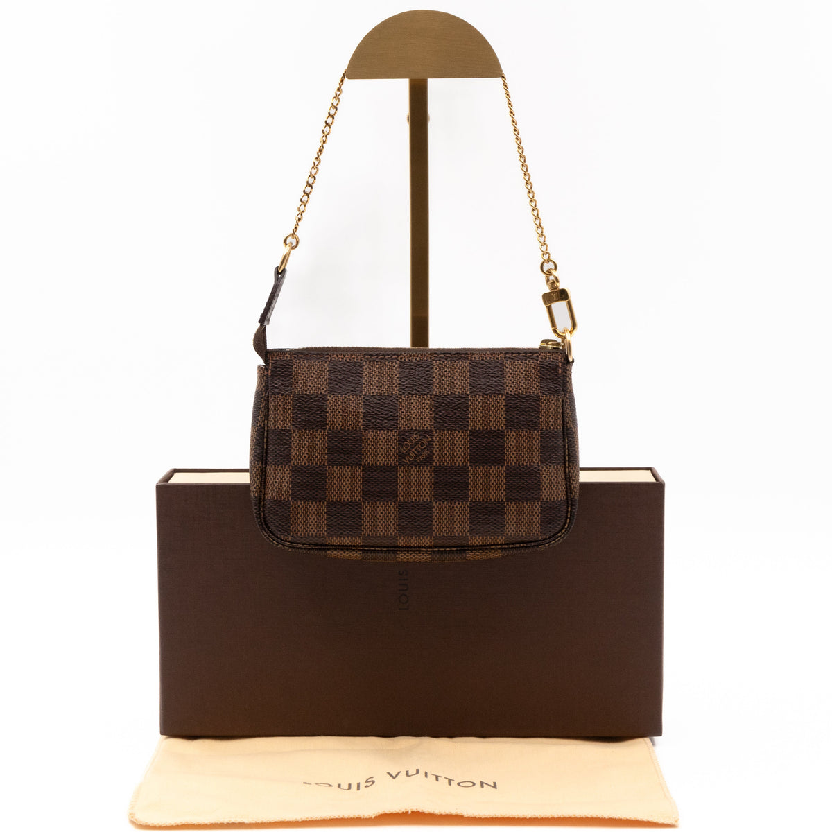Louis-vuitton Mini Pochette Accessoires Damier Ebene