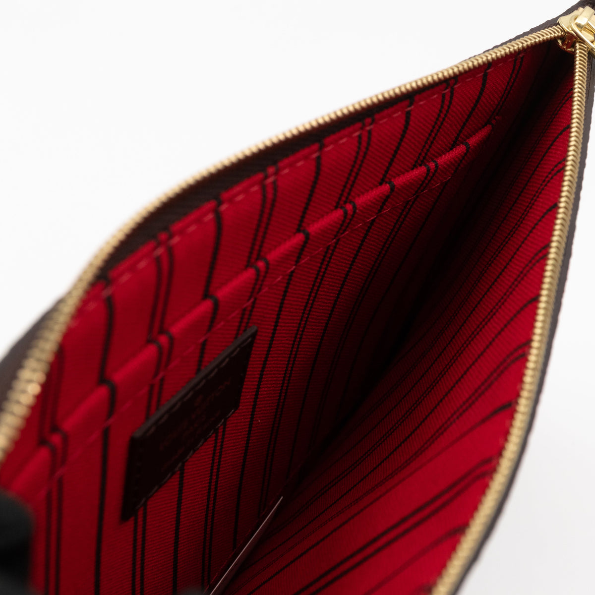 Louis-vuitton Neverfull Pochette Damier Ebene