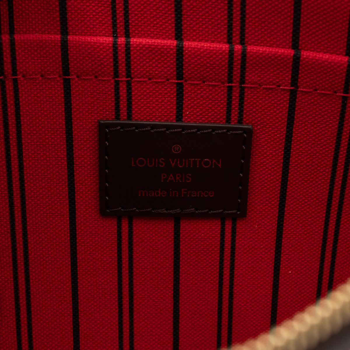 Louis-vuitton Neverfull Pochette Damier Ebene
