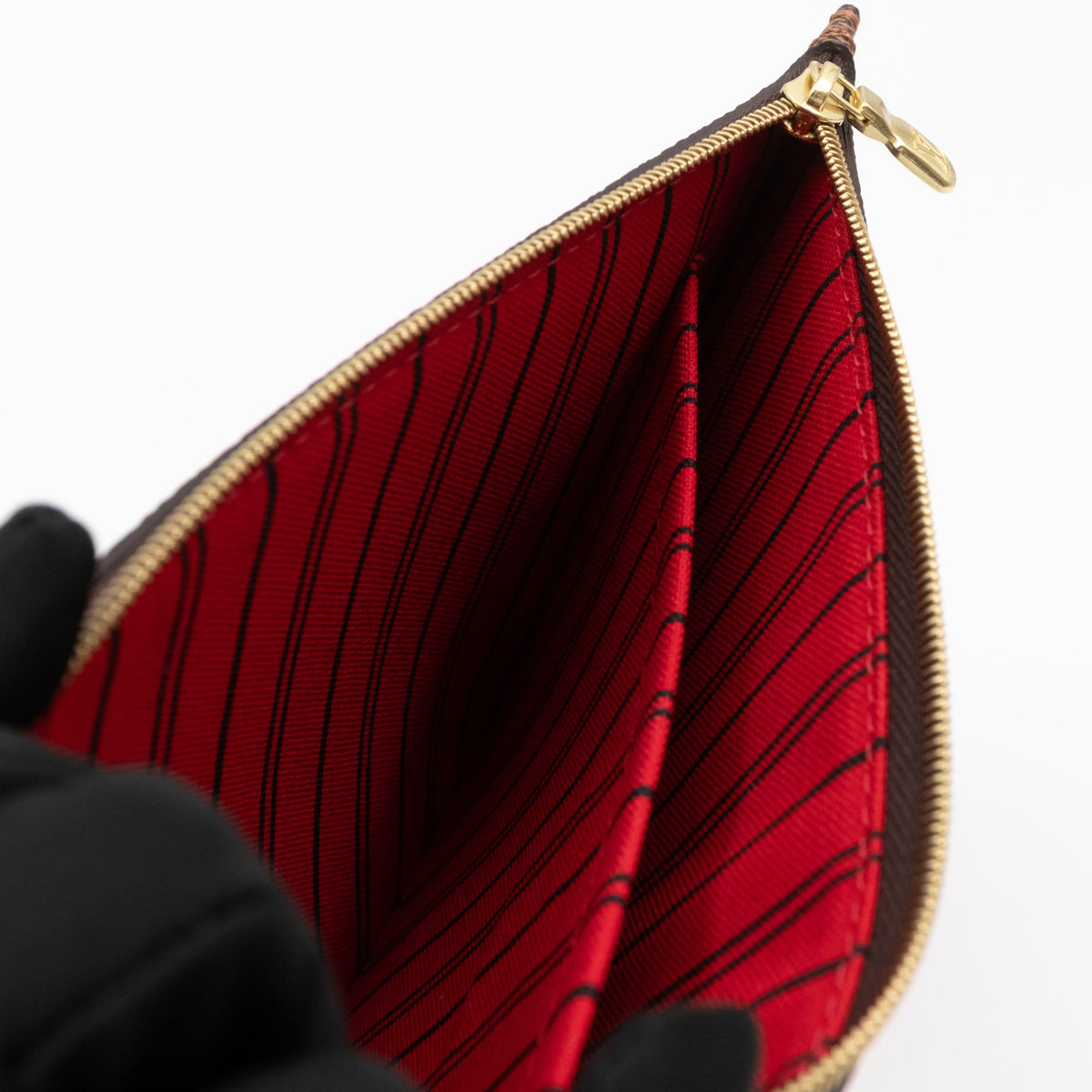 Louis-vuitton Neverfull Pochette Damier Ebene