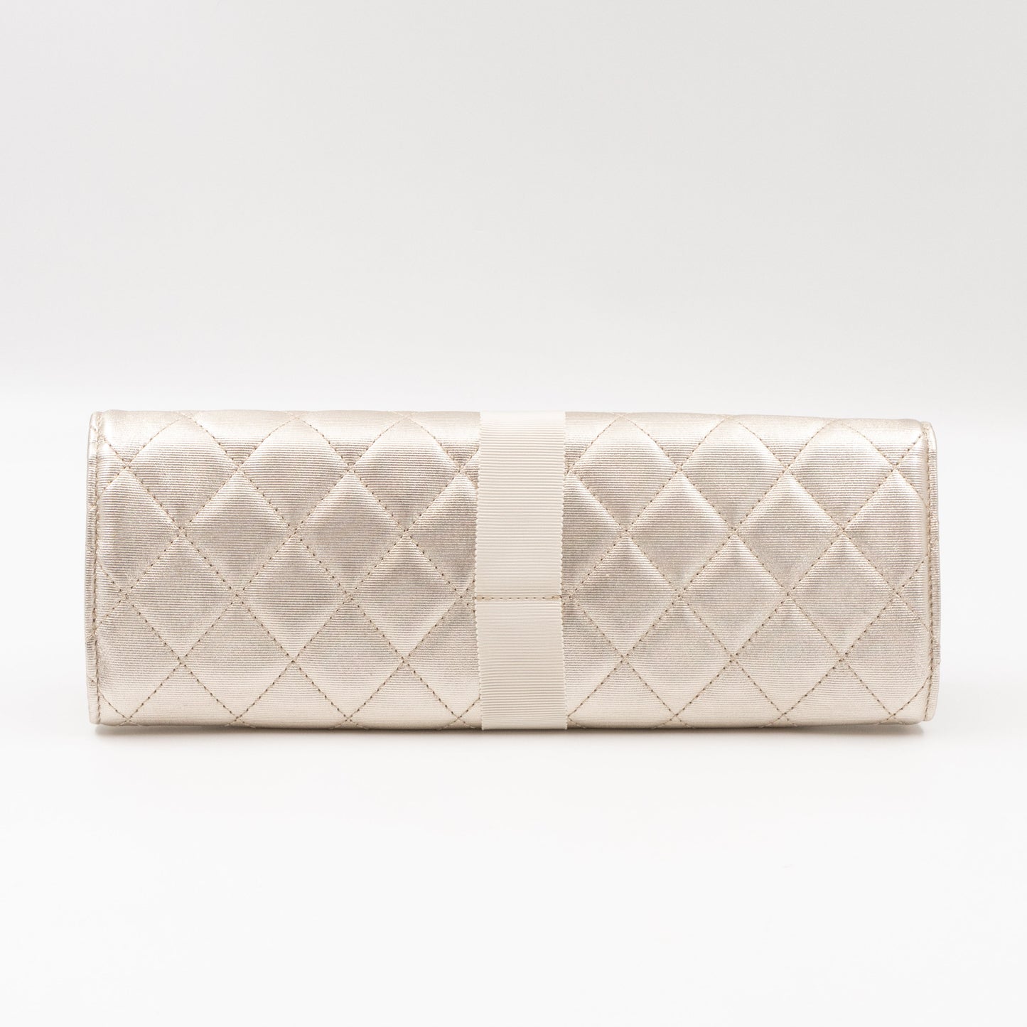 2.55 Jewelry Case Clutch Silver