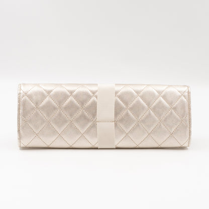 2.55 Jewelry Case Clutch Silver