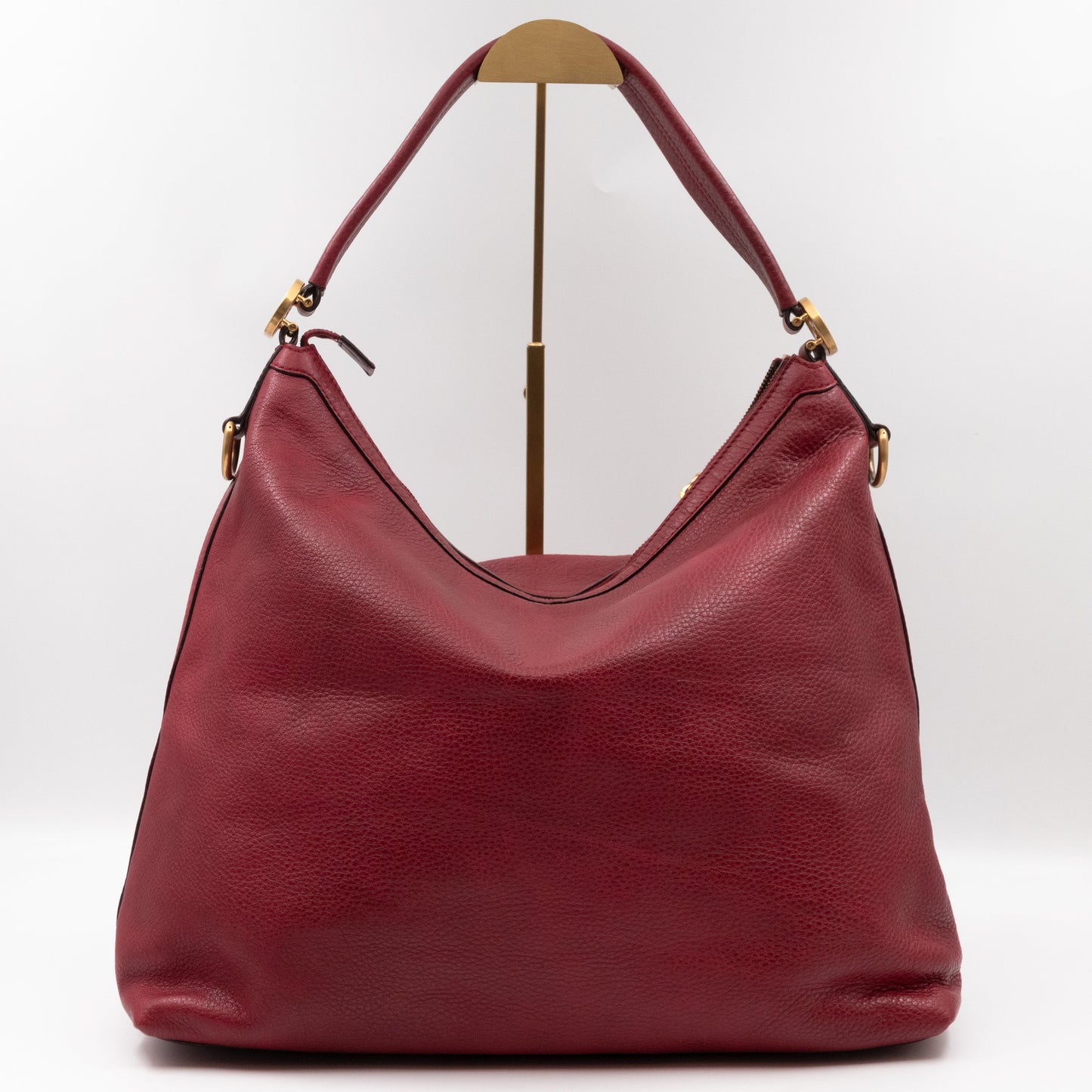 Miss GG Original Hobo Bag Red Leather