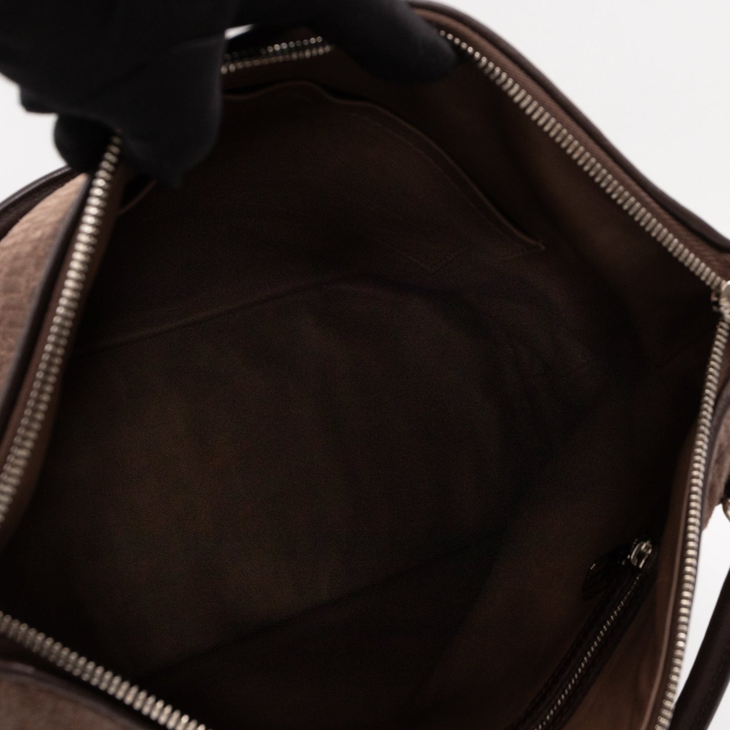 Louis-vuitton Antheia Ixia PM Brown Suede Leather