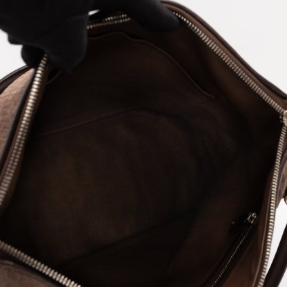 Louis-vuitton Antheia Ixia PM Brown Suede Leather