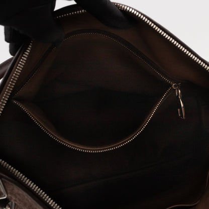 Louis-vuitton Antheia Ixia PM Brown Suede Leather