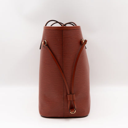 Neverfull MM with Pochette Kenyan Fauve Epi Leather