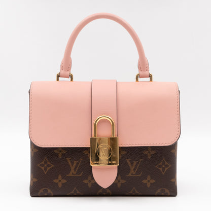 Locky BB Monogram Rose Poudre Leather