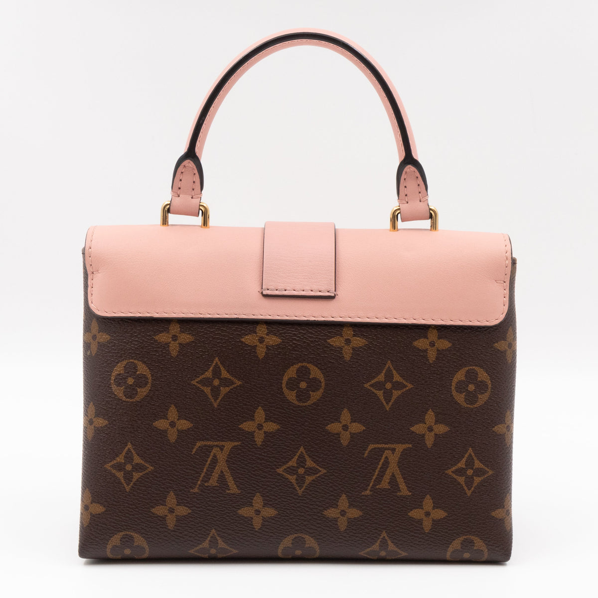Locky BB Monogram Rose Poudre Leather