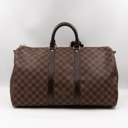 Keepall 45 Bandouliere Damier Ebene