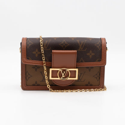 Louis-vuitton Dauphine Chain Wallet Monogram Reverse
