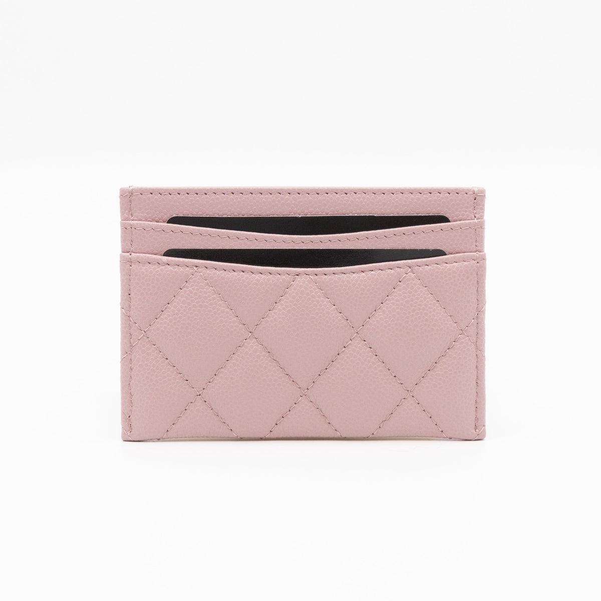 Card Holder Light Pink Caviar