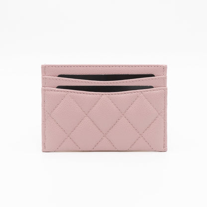 Card Holder Light Pink Caviar