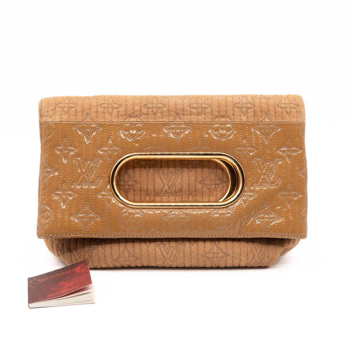 Louis-vuitton Motard Afterdark Clutch Bag Powder Monogram Suede