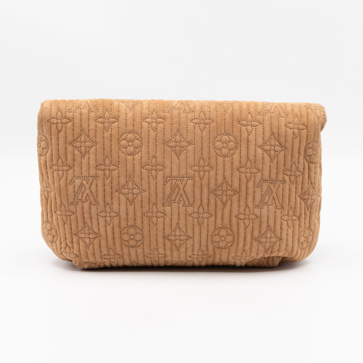 Louis-vuitton Motard Afterdark Clutch Bag Powder Monogram Suede