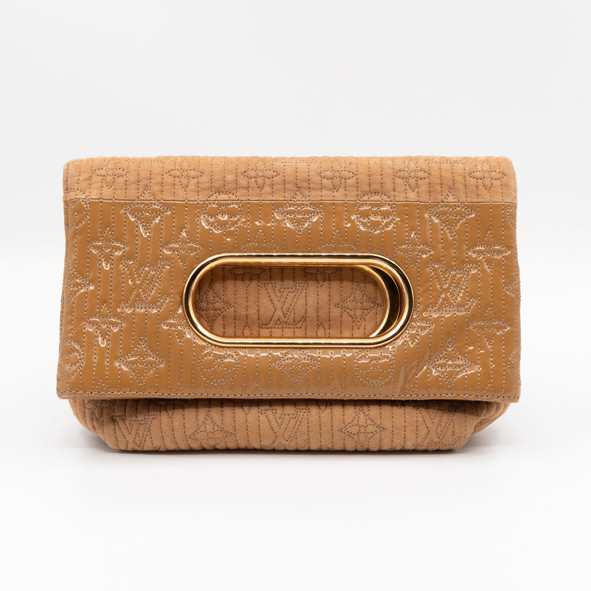 Louis-vuitton Motard Afterdark Clutch Bag Powder Monogram Suede