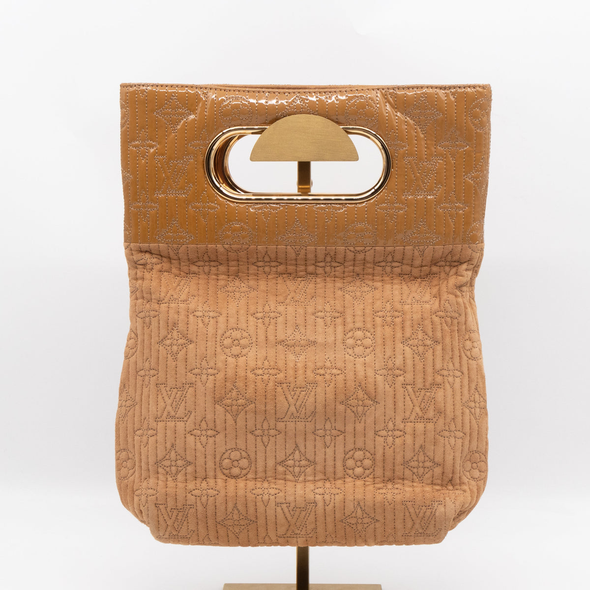 Louis-vuitton Motard Afterdark Clutch Bag Powder Monogram Suede