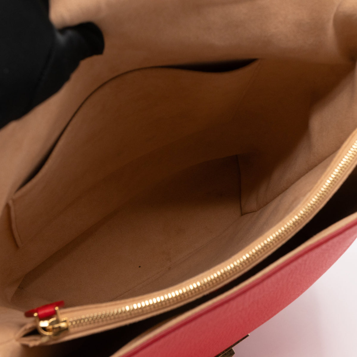 Louis-vuitton Volta Bag Red Taurillon Leather