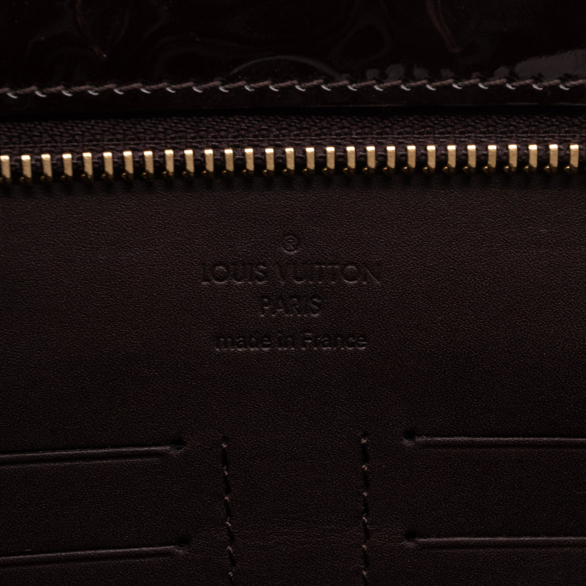 Louis-vuitton Pershing GM Rouge Fauviste Vernis Leather