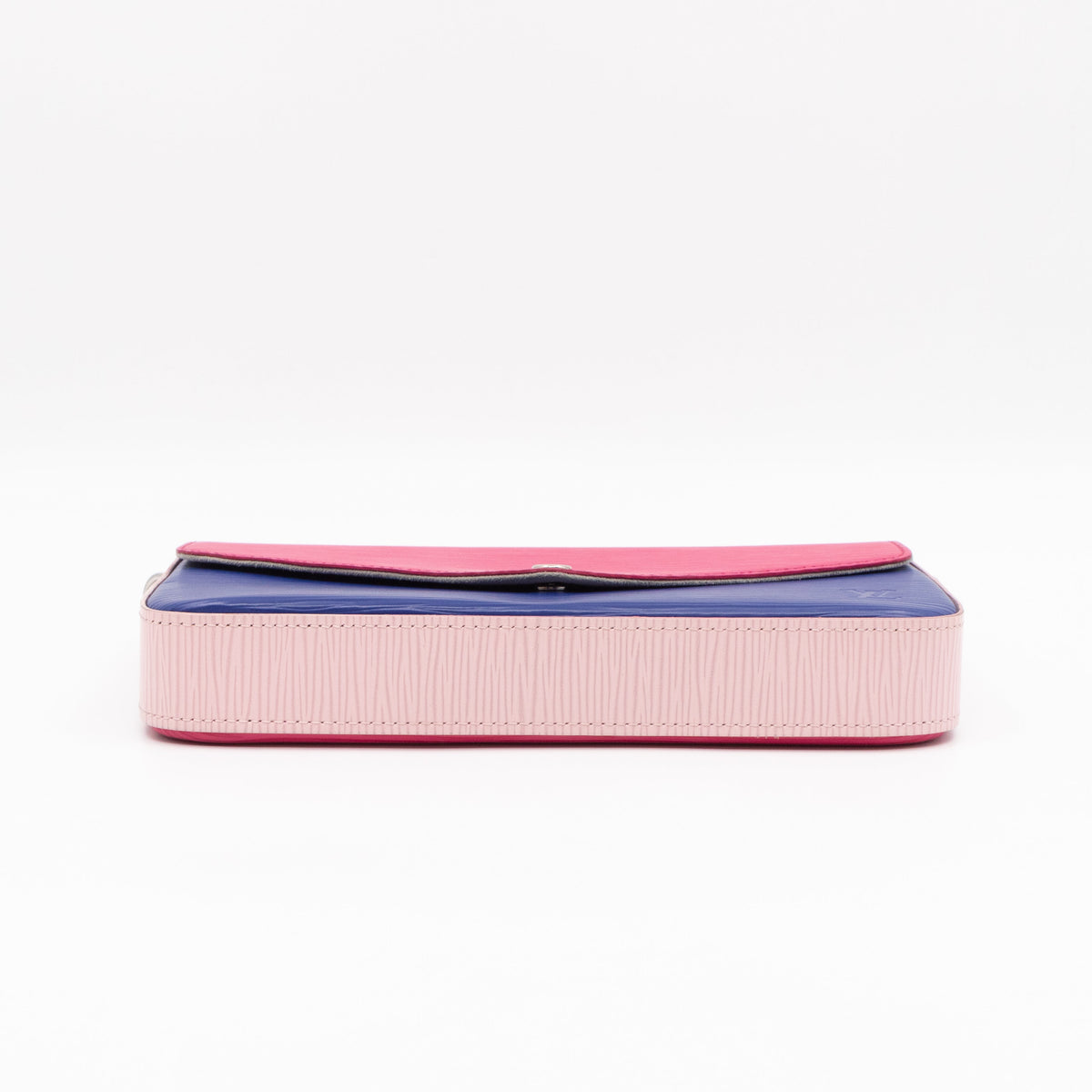 Louis-vuitton Pochette Felicie Pink & Blue Epi Leather