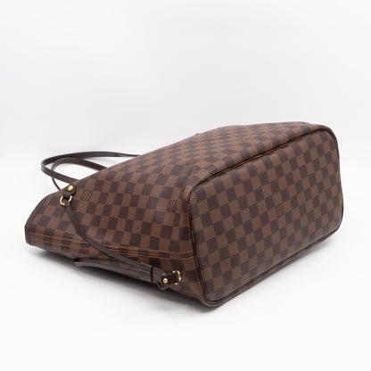 Louis-vuitton Neverfull MM Damier Ebene Rose Ballerine