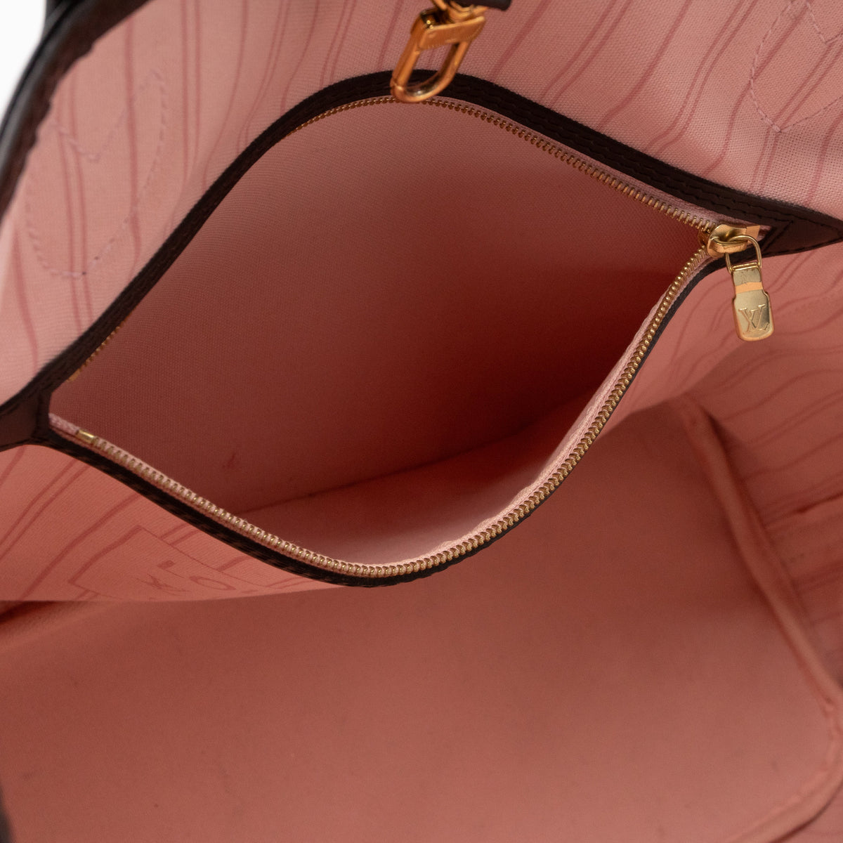 Louis-vuitton Neverfull MM Damier Ebene Rose Ballerine