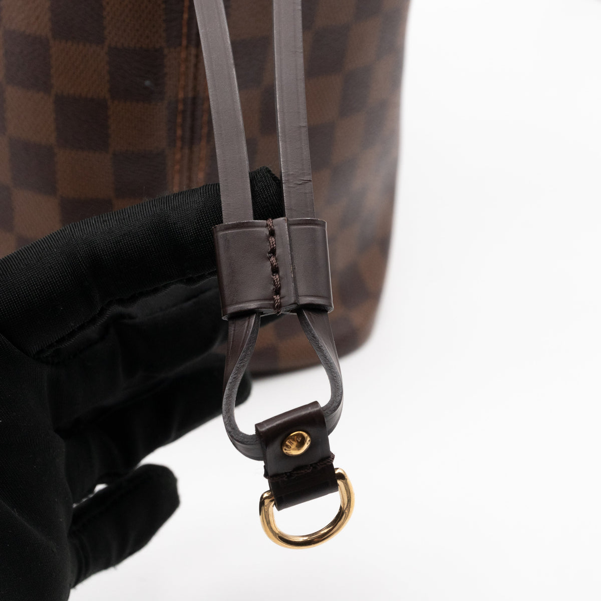Louis-vuitton Neverfull MM Damier Ebene Rose Ballerine