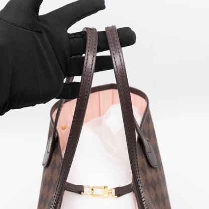 Louis-vuitton Neverfull MM Damier Ebene Rose Ballerine