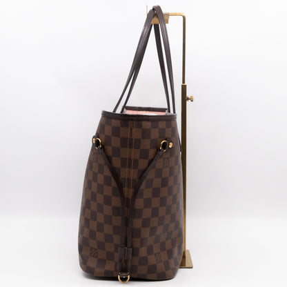 Louis-vuitton Neverfull MM Damier Ebene Rose Ballerine