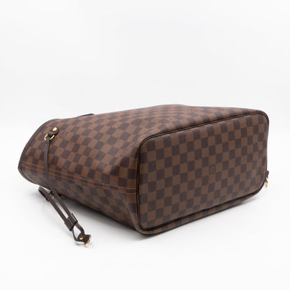 Louis-vuitton Neverfull MM Damier Ebene Rose Ballerine