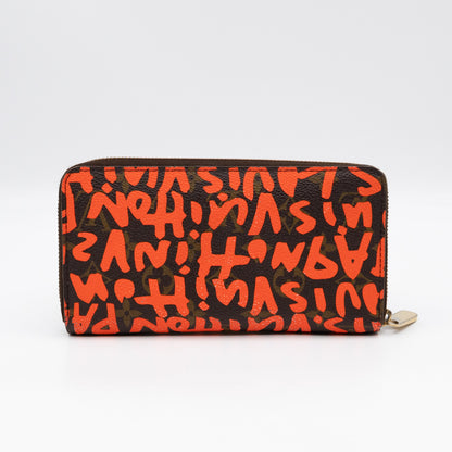 Zippy Wallet Monogram Graffiti Orange