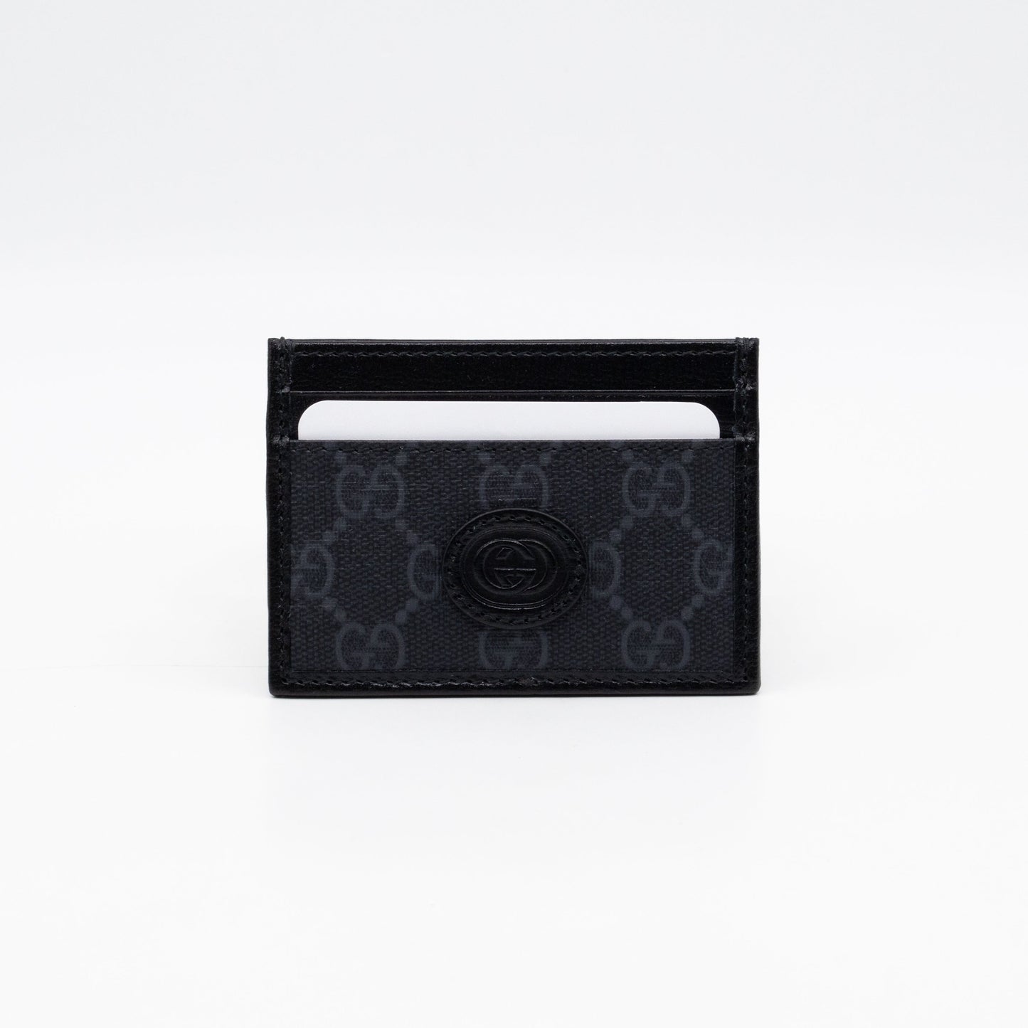 Interlocking Card Holder Black GG Supreme