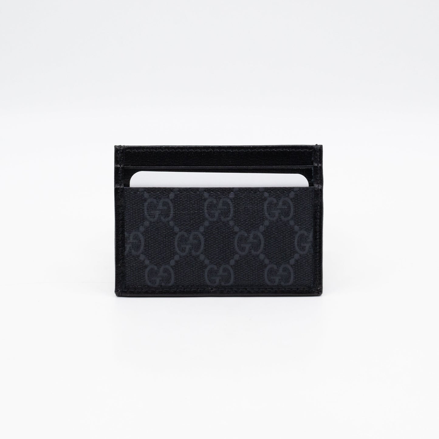 Interlocking Card Holder Black GG Supreme