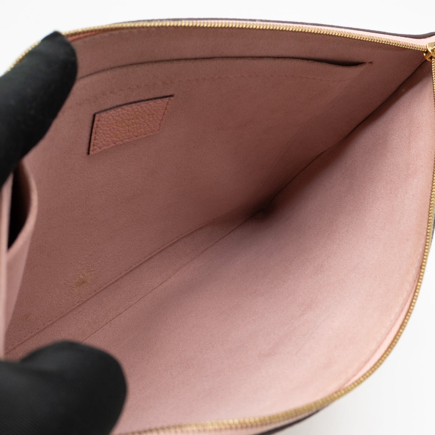 Louis-vuitton Daily Pouch Damier Azur Rose Poudre