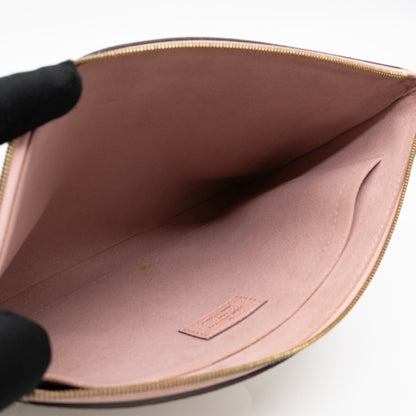 Louis-vuitton Daily Pouch Damier Azur Rose Poudre