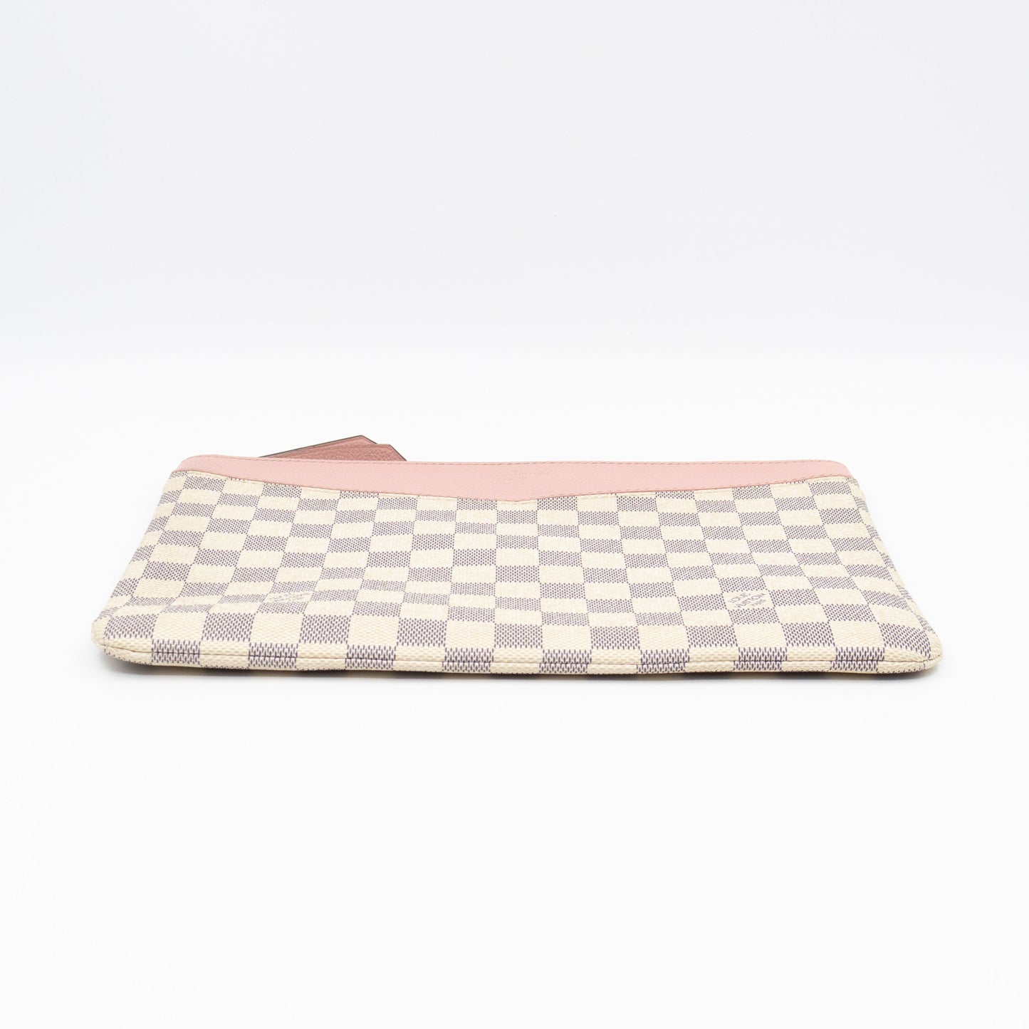 Louis-vuitton Daily Pouch Damier Azur Rose Poudre