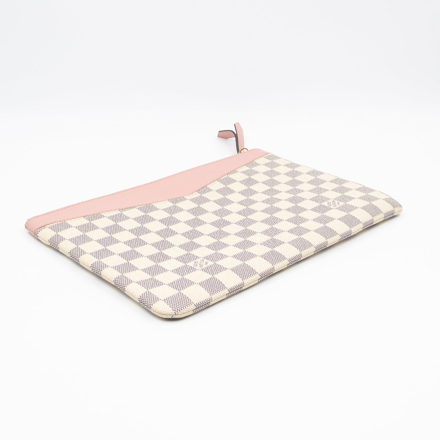 Louis-vuitton Daily Pouch Damier Azur Rose Poudre
