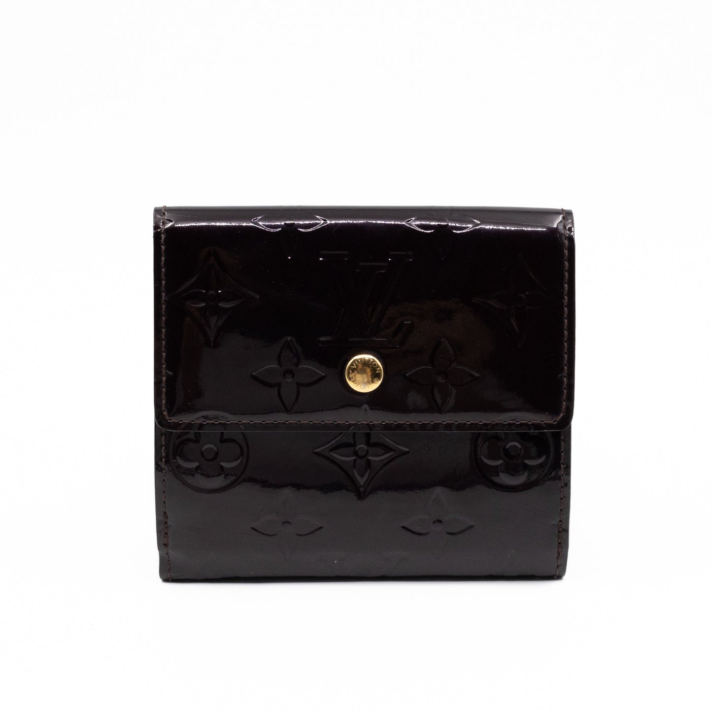 Elise Wallet Vernis Amarante