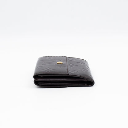 Elise Wallet Vernis Amarante
