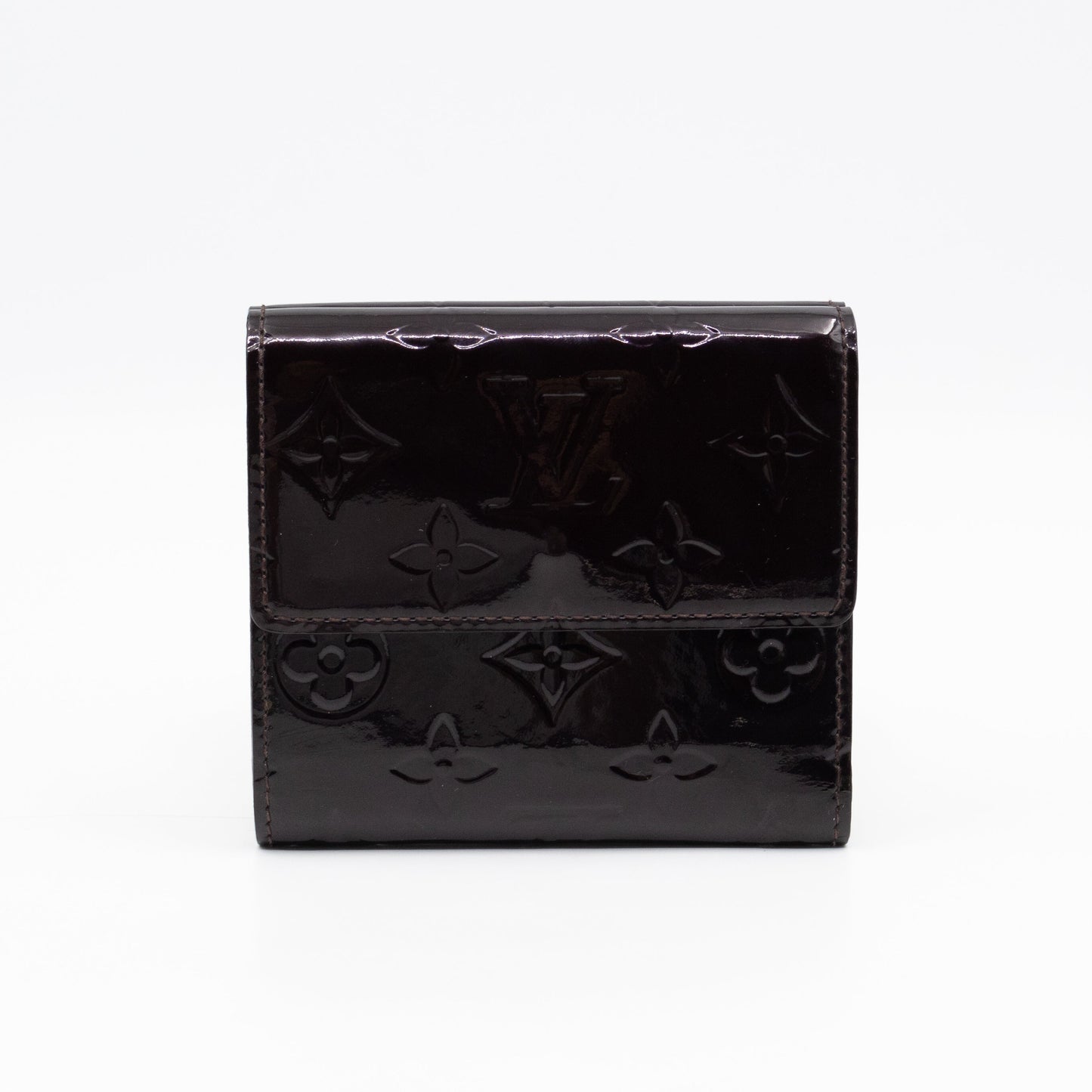 Elise Wallet Vernis Amarante