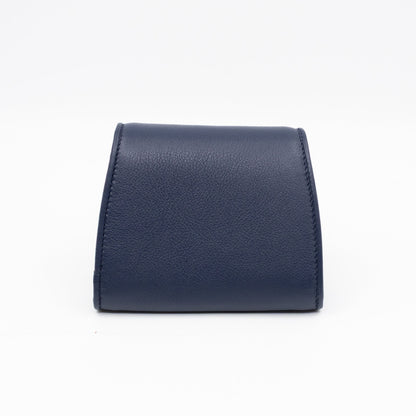 Blondie Medium Chain Wallet Bag Navy Leather
