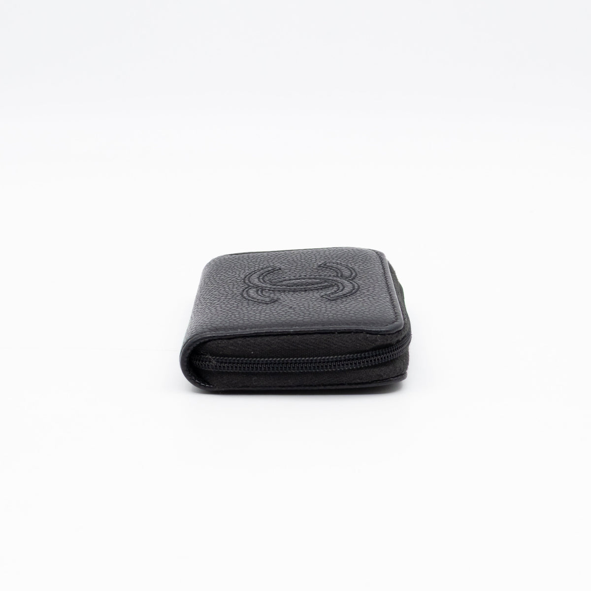 Zip Around Card Case CC Black Caviar