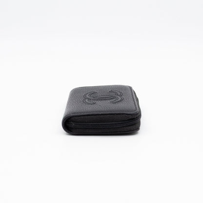 Zip Around Card Case CC Black Caviar