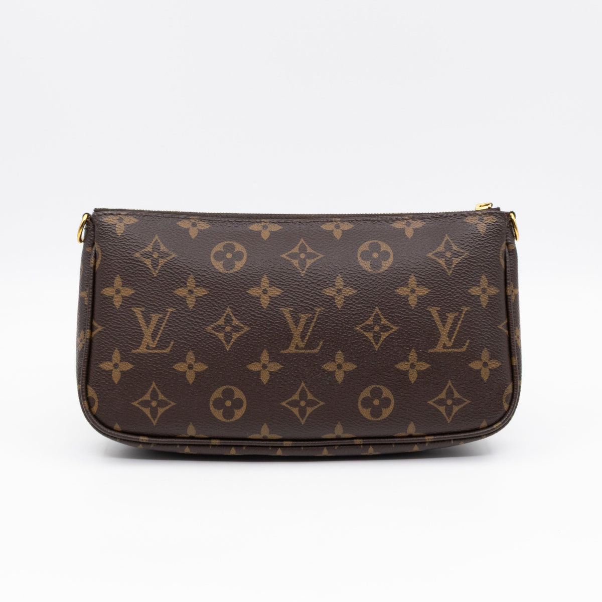 Pochette with Bandouliere and Coin Purse Monogram Kaki