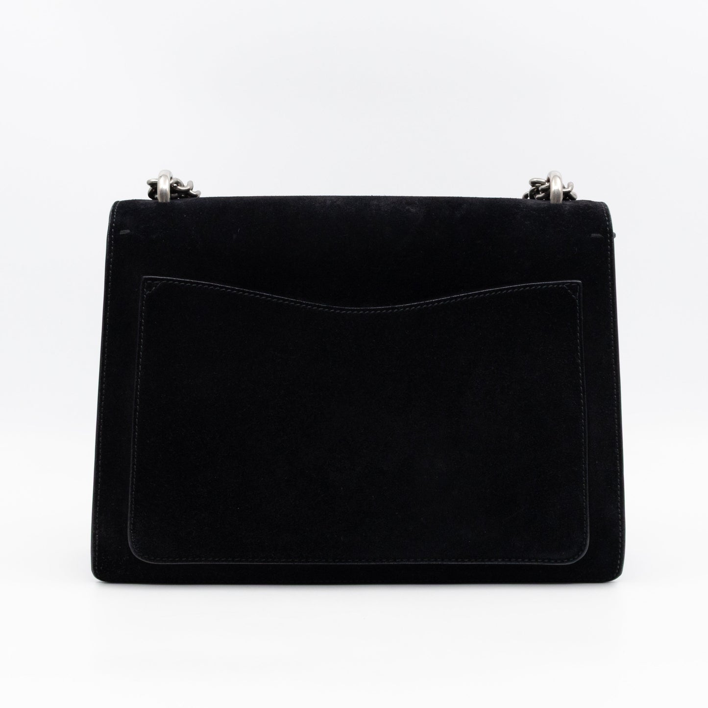 Dionysus Medium Black Suede Leather