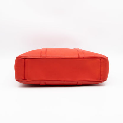 Louis-vuitton Tadao PM Tote Bag Red Damier Infini Leather