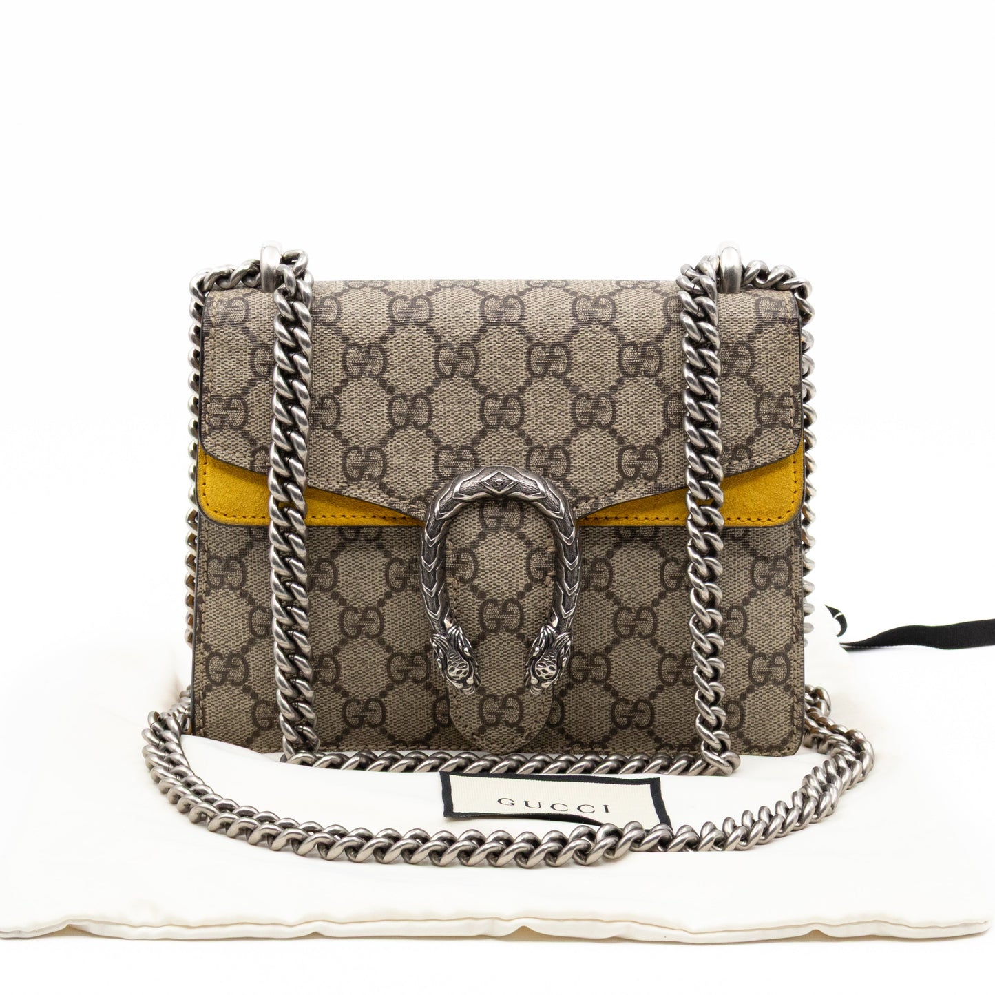 Dionysus Mini GG Supreme Yellow Suede