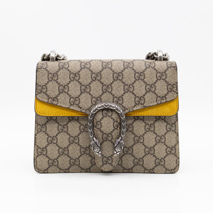 Dionysus Mini GG Supreme Yellow Suede