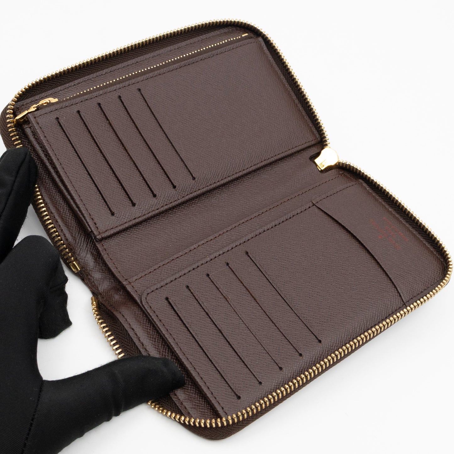 Louis-vuitton Compact Zippy Wallet Damier Ebene
