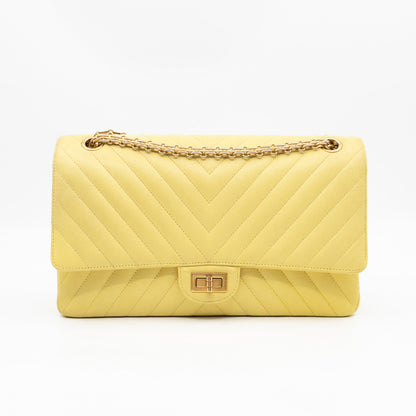 2.55 Reissue 226 Double Flap Bag Yellow Leather